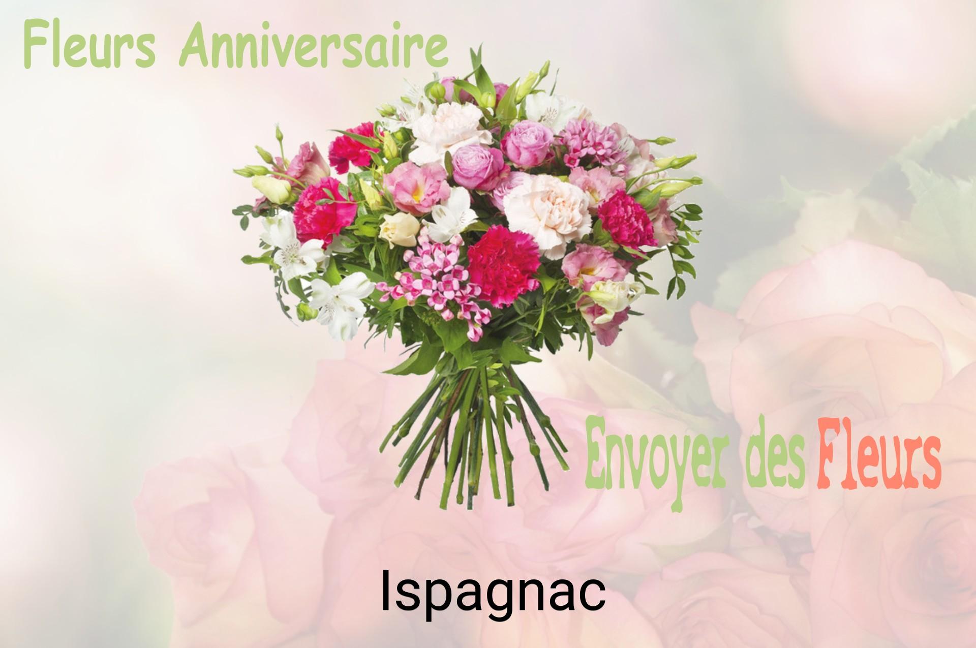 Bouquet de fleurs d’anniversaire livré à Ispagnac